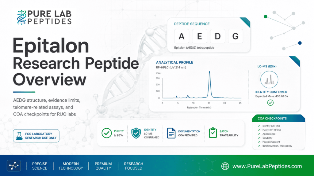 Buy Epitalon for research article image from Pure Lab Peptides